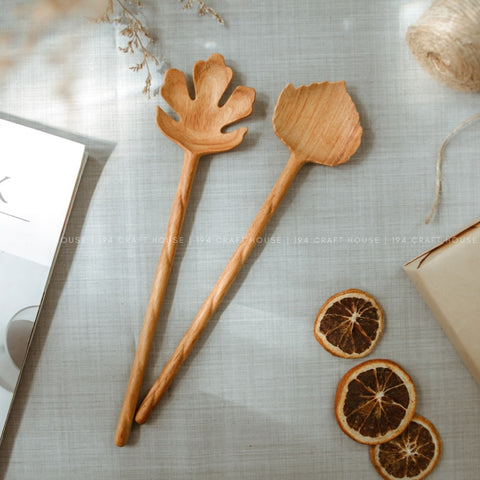 Leaf Salad Servers