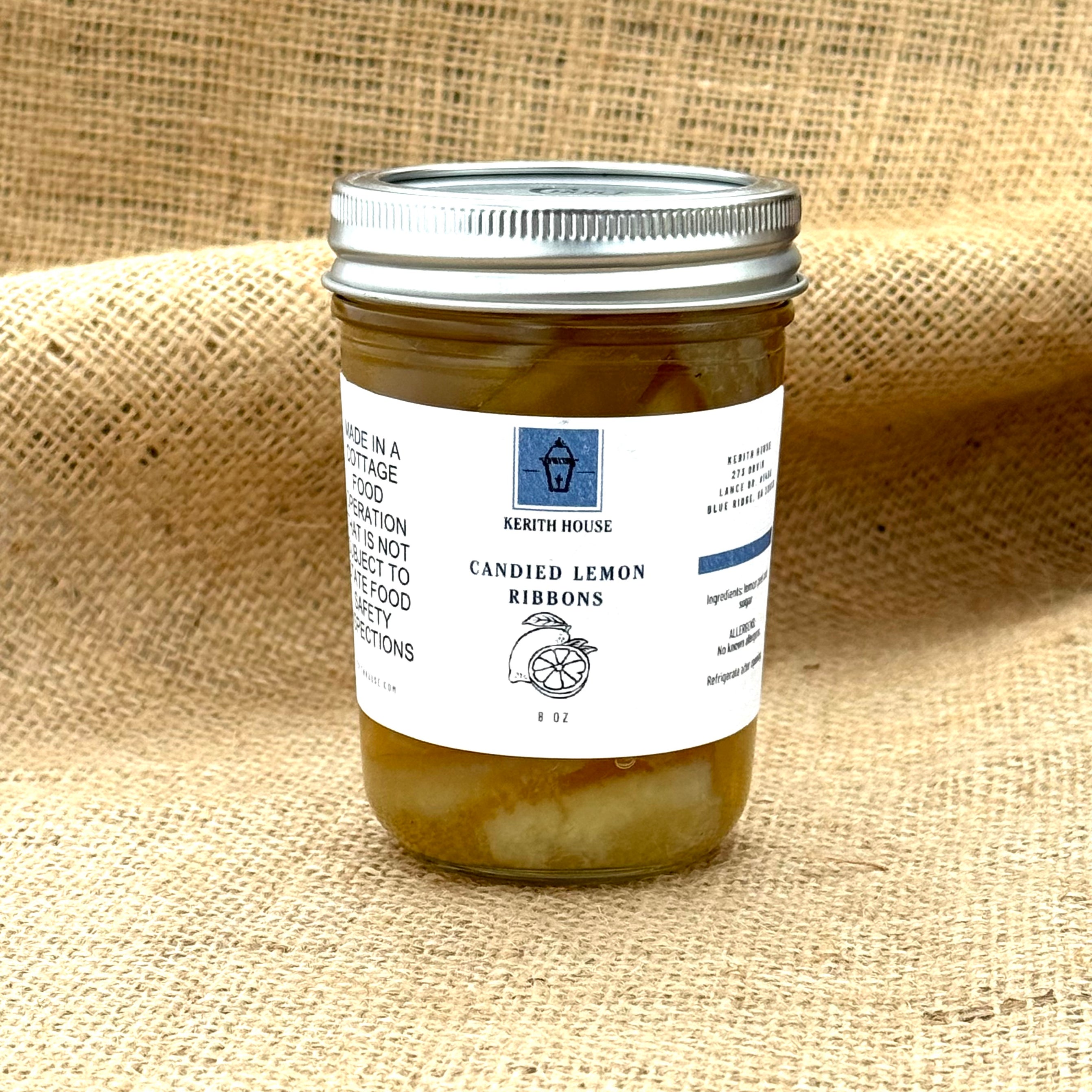 Candied Lemon Ribbons – Kerith House