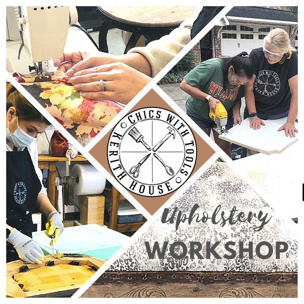 Upholstery Workshop January 14th