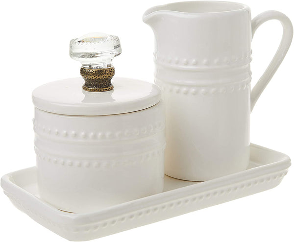 Door Knob Cream and Sugar Serving Set