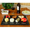 Black Slate Cheese Board with Handles