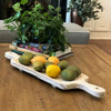 Two-Handled, Wood Server