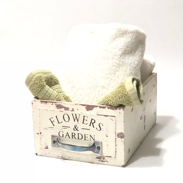 Farmhouse. shabby chic, miniature drawer planter with handles