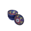 Hand-Painted Small Turkish Miniature Bowls Set of Four