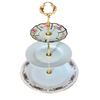 Three-Tiered Server/Cake Stand, Roses