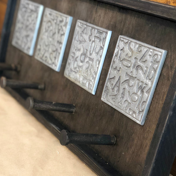 Coat Rack-Writers' Pegs