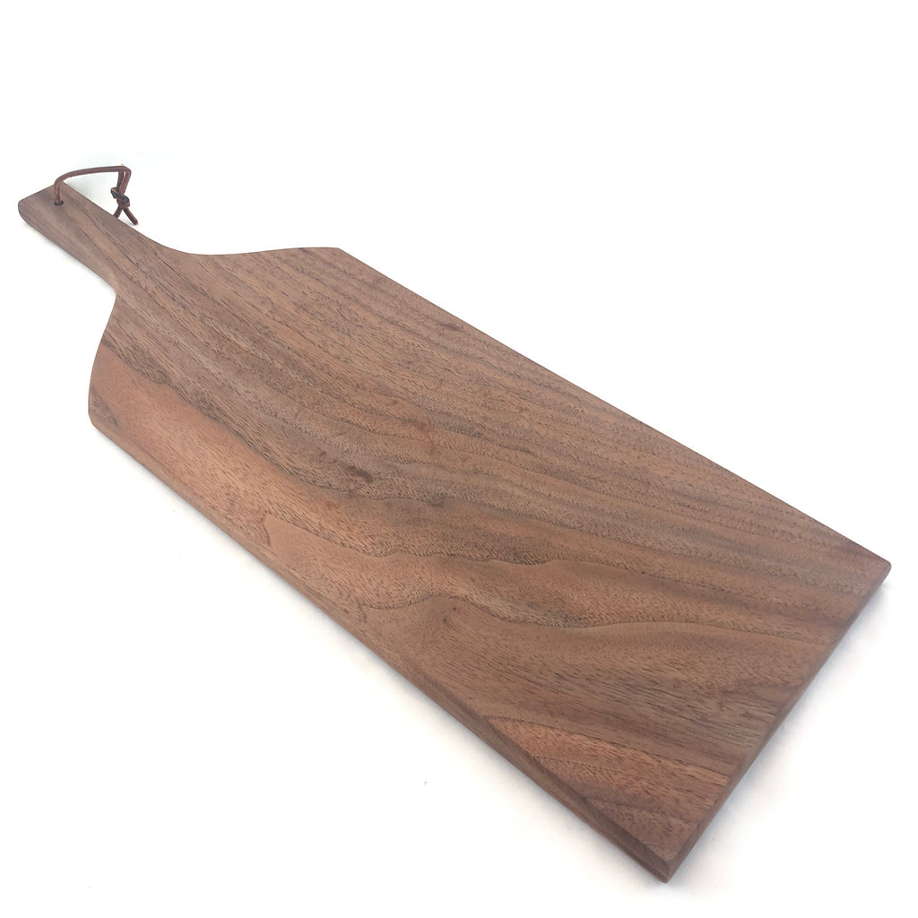 Walnut Hand-Crafted Serving Board With Handle